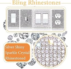Generic 10 PCS Bling Light Switch Cover and