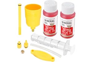 YOUMAYSTORY Brake Bleed Kit for TEKTRO Hydraulic Disc Brakes. Bicycle Hydraulic Brake Bleed Kit Including High Performance Brake Fluid Mineral Oil 120ml