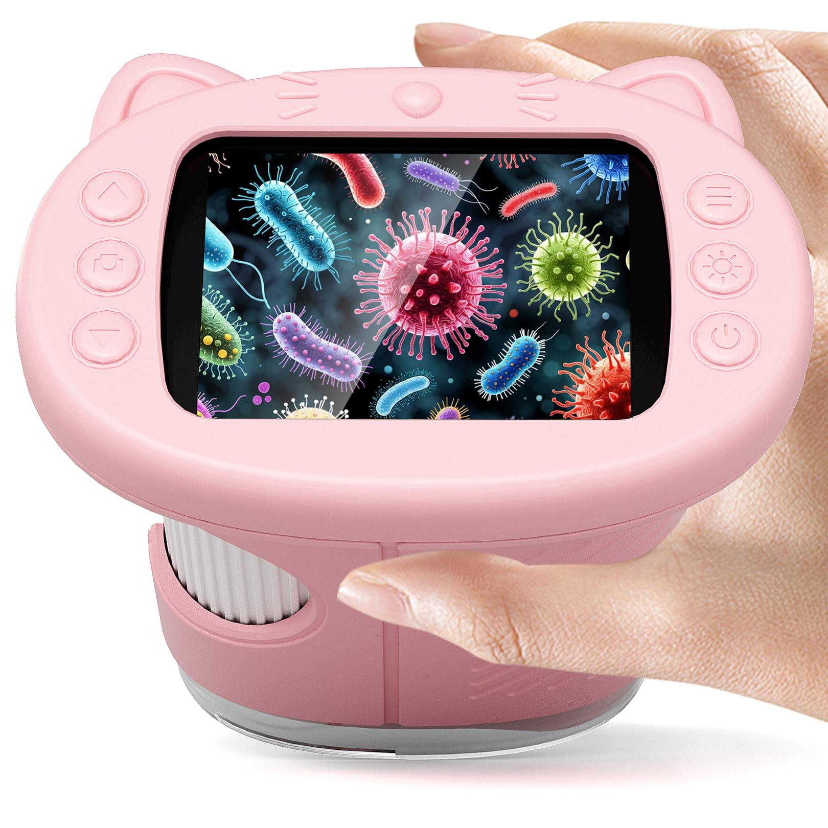 Photo 1 of 1000X Handheld Digital Microscope for Kids : Wonderquest Microscope with 2.0" IPS Screen, STEM Toys for Ages 3-6 8-13 Girls Boys Child, Portable Edu Gift Age 4-6 8-12 Children Students