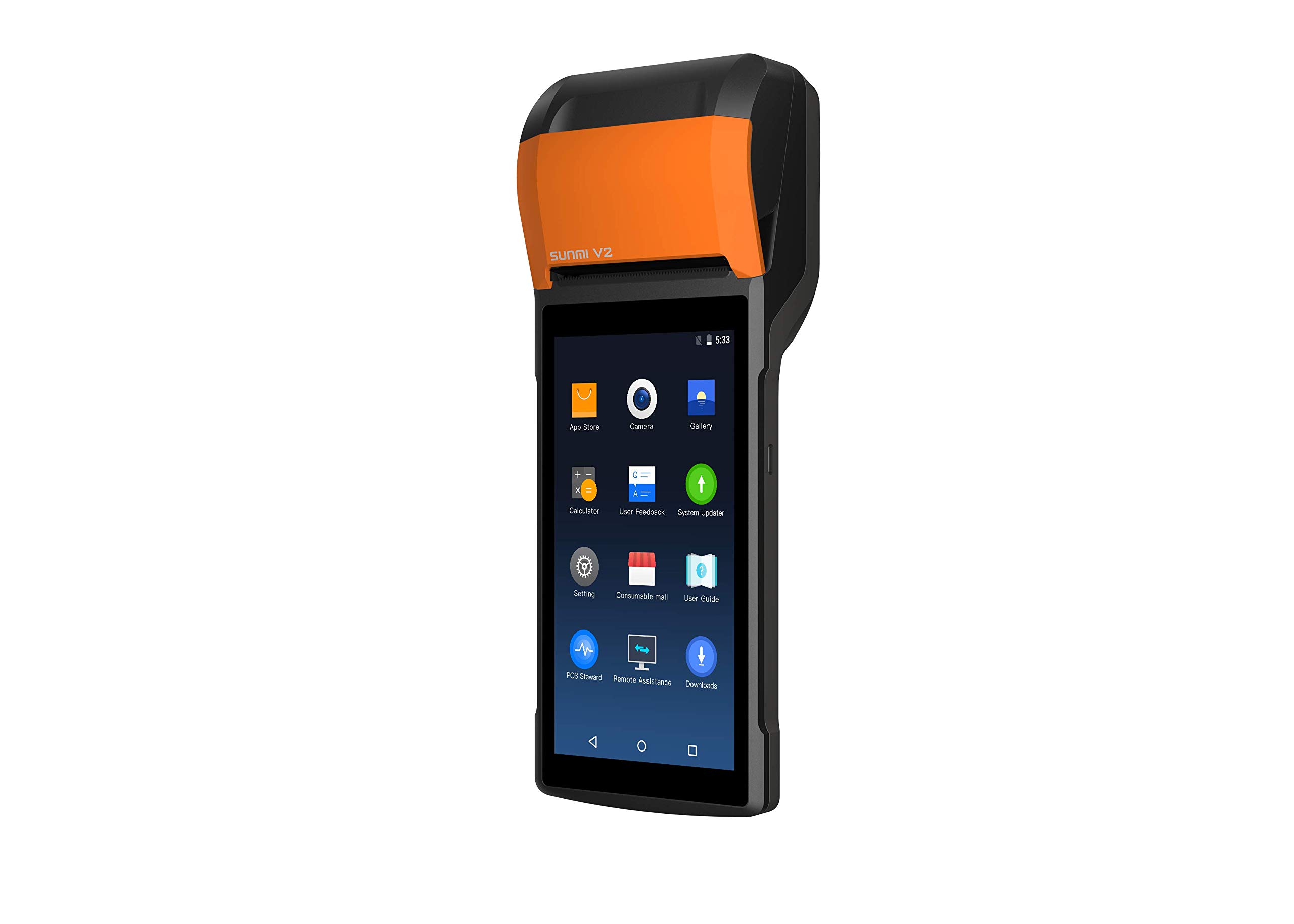 10 PCS SUNMI V2 58mm Thermal POS Receipt Printer with Android 7.1 OS 5.45" Touch Screen, Support 4G,
