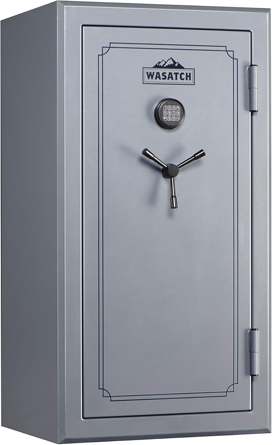Wasatch 40Gun Fireproof and Waterproof Safe with Electronic Lock, Gray Sports