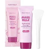 TONYMOLY Mask Melt PDRN Wrapping Mask - Hyaluronic Acid Overnight Face Mask | Second-skin technology locks in Green Caviar PDRN and Trehalose overnight for firmer, plumper radiant-looking skin by morning