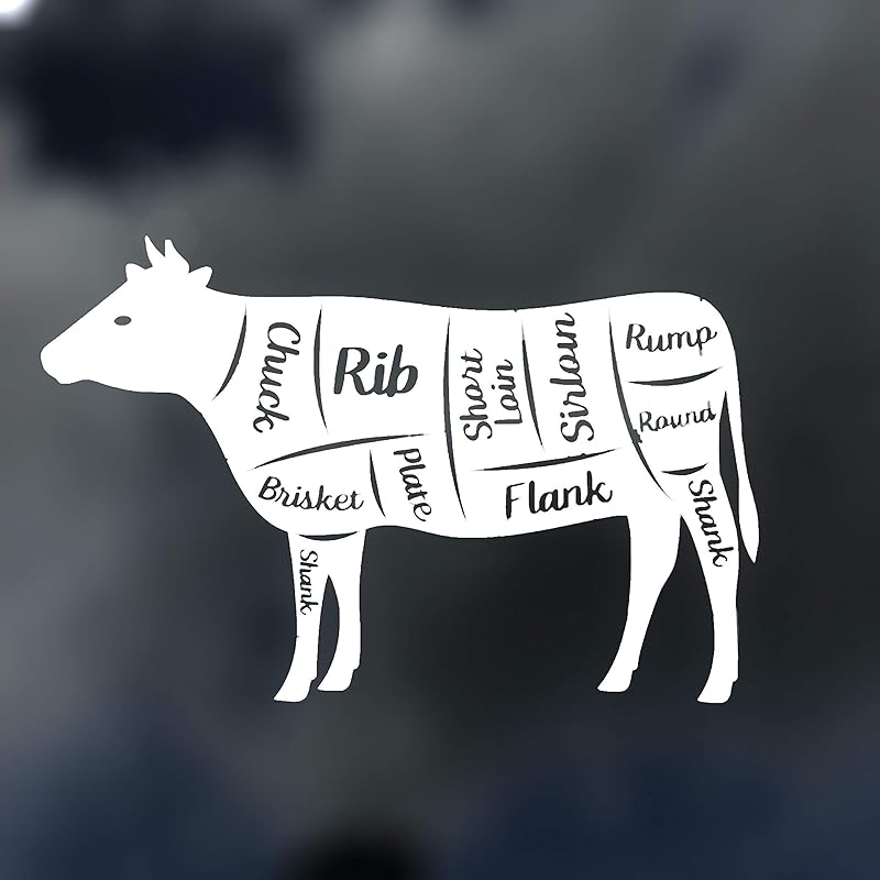 Custom Vinyl Farmhouse Cow Decal Personalized Farm Bumper