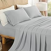 Dreava Grey Twin Sheet Set - Soft Breathable Microfiber Bed Sheets with Extra Deep Pocket, Luxury Hotel Cooling Bedding, Oeko-Tex Certified Wrinkle Free 3 Piece