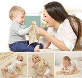 Vicloon Baby Comforters Rabbit Blanket 31x31 cm Organic Cotton Baby Quilt view 7