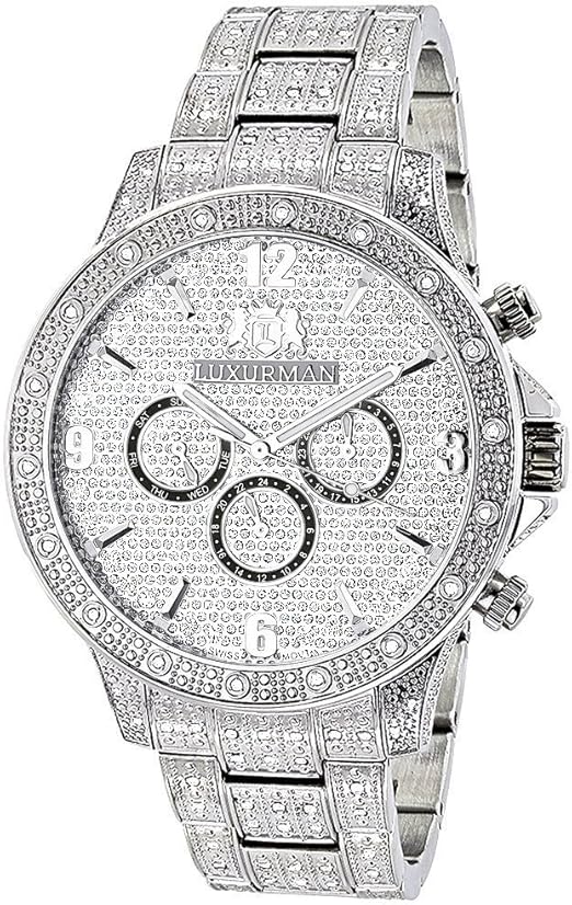 luxurman iced out watch
