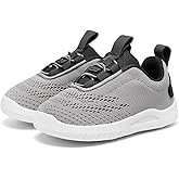 MORENDL Toddler Slip On Sneakers Baby Walking Shoes Non-Slip Breathable Unisex Pink Mesh Lace-Up Athletic Sneakers Infant Running Shoes