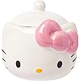 Silver Buffalo Sanrio Hello Kitty 3D Sculpted Ceramic Cookie Snack Candy Jar (X-Small)