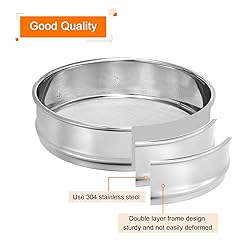 PATIKIL 70 Mesh Lab Sieve, 8" Diameter Test Sieve