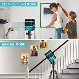 Kiprim Green Laser Level LV8 with Adjustable Brightness Self Leveling Pulse view 5