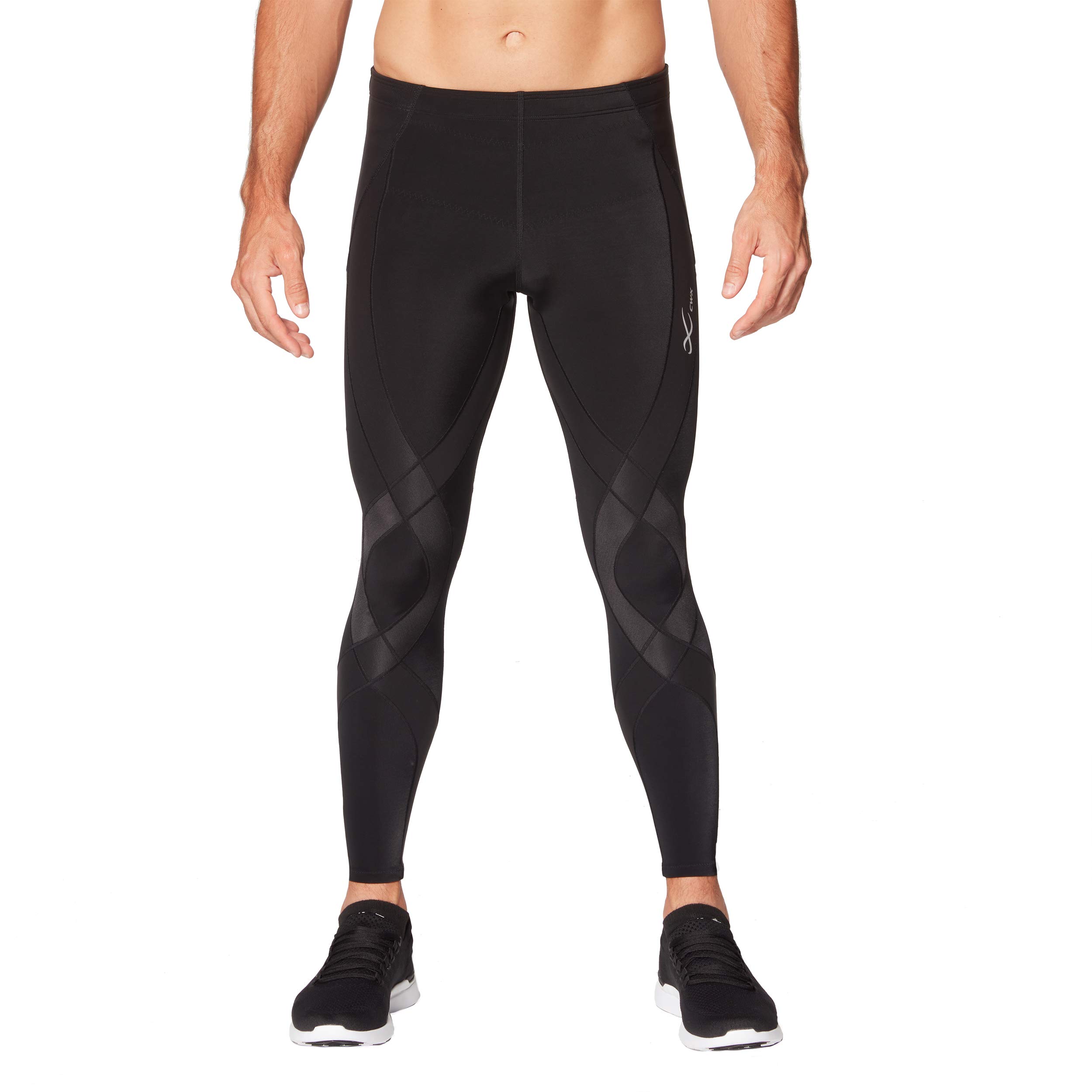 CW-X Men’s Endurance Generator Joint and Muscle Support Compression Tight, High Performance Pants for Running and Weight Lifting, Black, Large