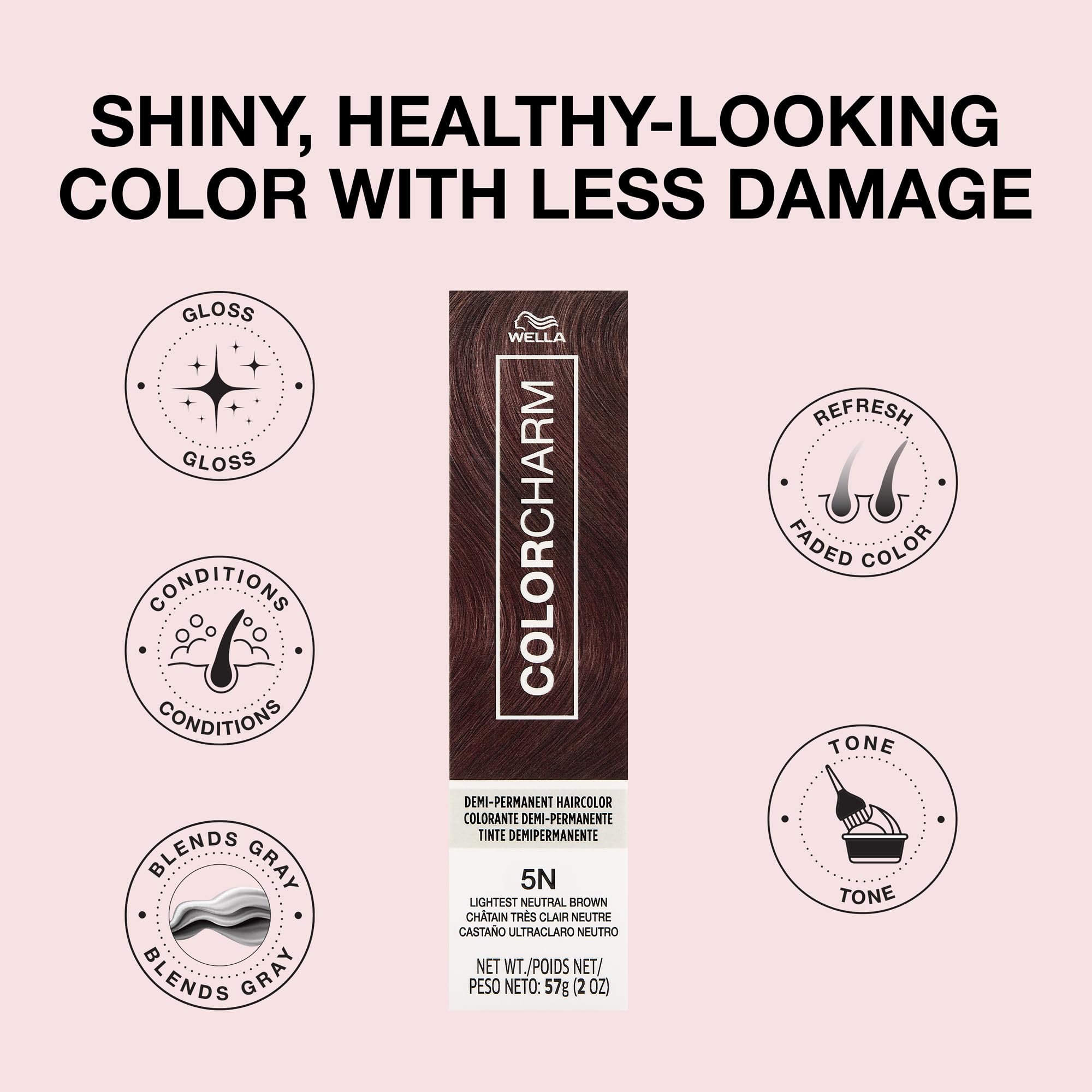 COLORCHARM Demi Permanent Hair Color - Gloss, Refresh & Tone - 2 Fl Oz