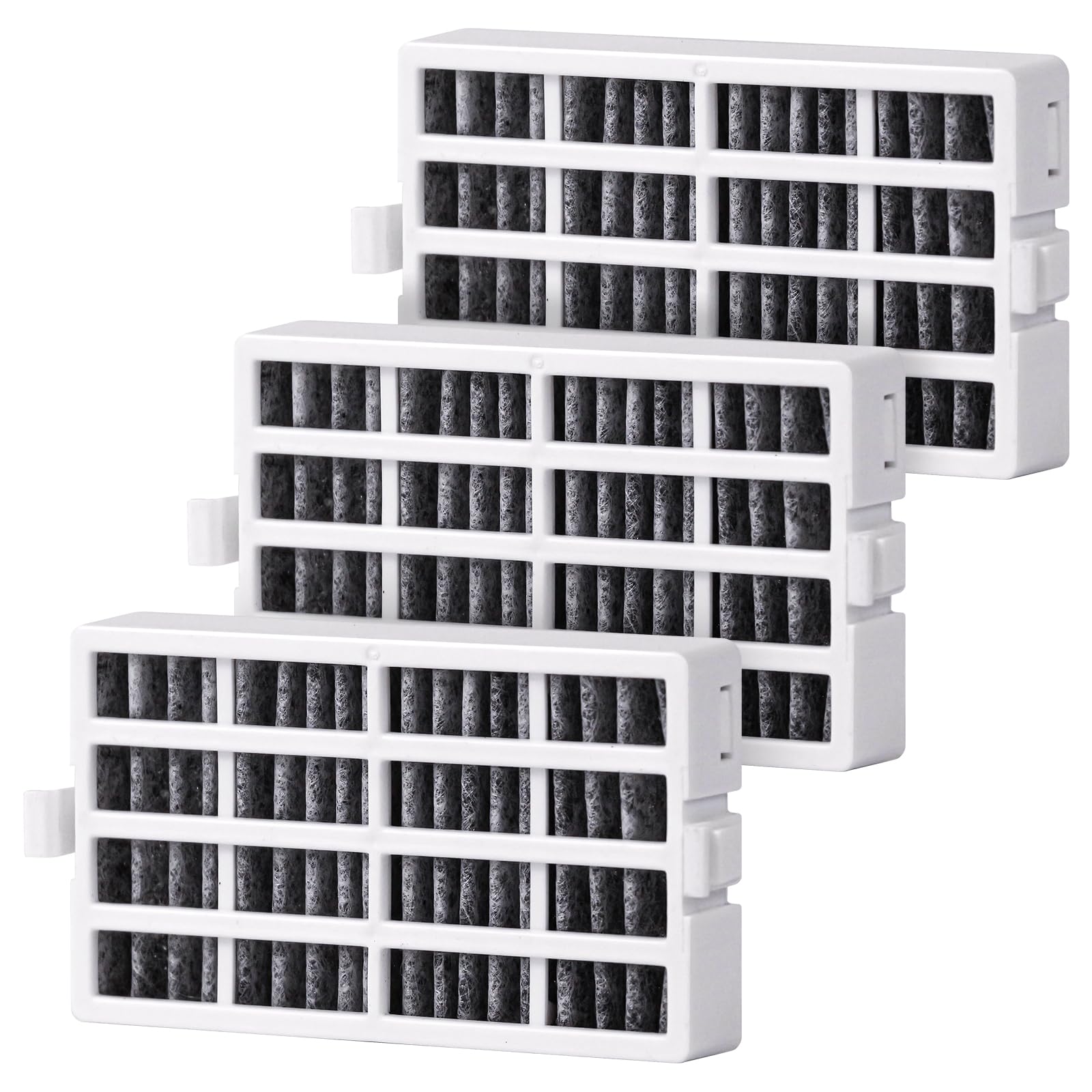 Photo 1 of 3 pack W10311524 Refrigerator Air Filter Replacement for W10311524, Whirlpool, AIR1, Kitchenaid, Maytag, and Jenn-Air, FreshFlow Air Filter, Reduce Odors with Activated Carbon Filter