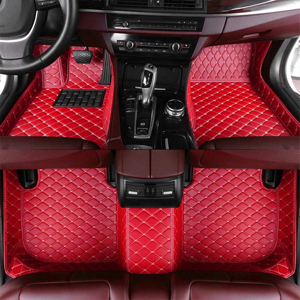 Maite Custom Car Floor Mat Fit for BMW X4 F26 2014-2017 Full Surrouded XPE Leather Waterproof Carpets Mats