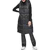 Andrew Marc womens Kerr Long Quilted Puffer Vest