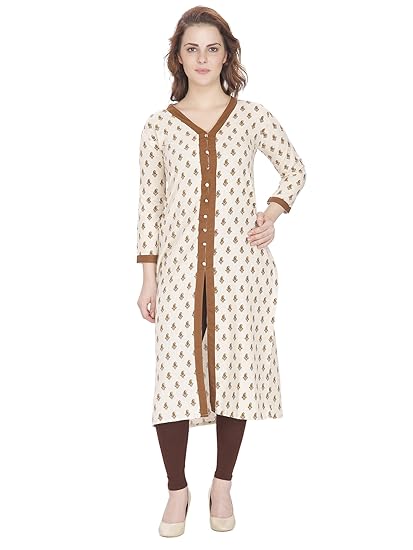 Kurti with front open Clearance