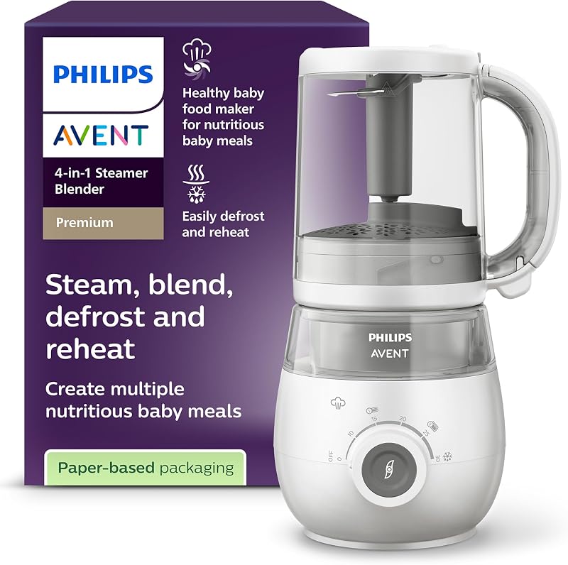 Philips Avent 4-in-1 Steamer Blender SCF883/02 Baby Food Maker