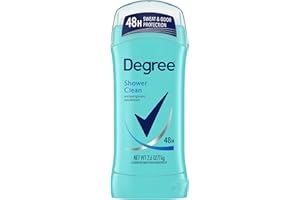 Degree Original Antiperspirant Deodorant Shower Clean 48-Hour Sweat & Odor Protection Antiperspirant for Women 2.6 oz