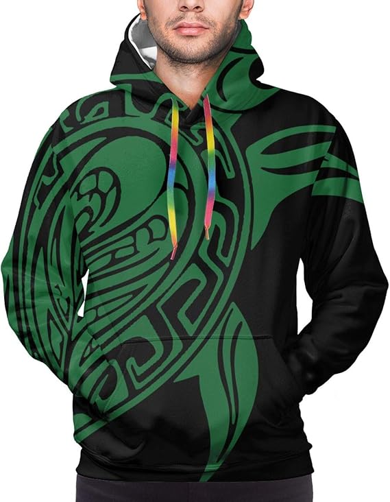 Amazon Co Jp パーカー メンズ ハワイ海亀 長袖 秋服 冬服 プルオーバー プルオーバー ゆったり カジュアルおおきいサイズ トレーナー フード付き 伸縮性 服 ファッション小物