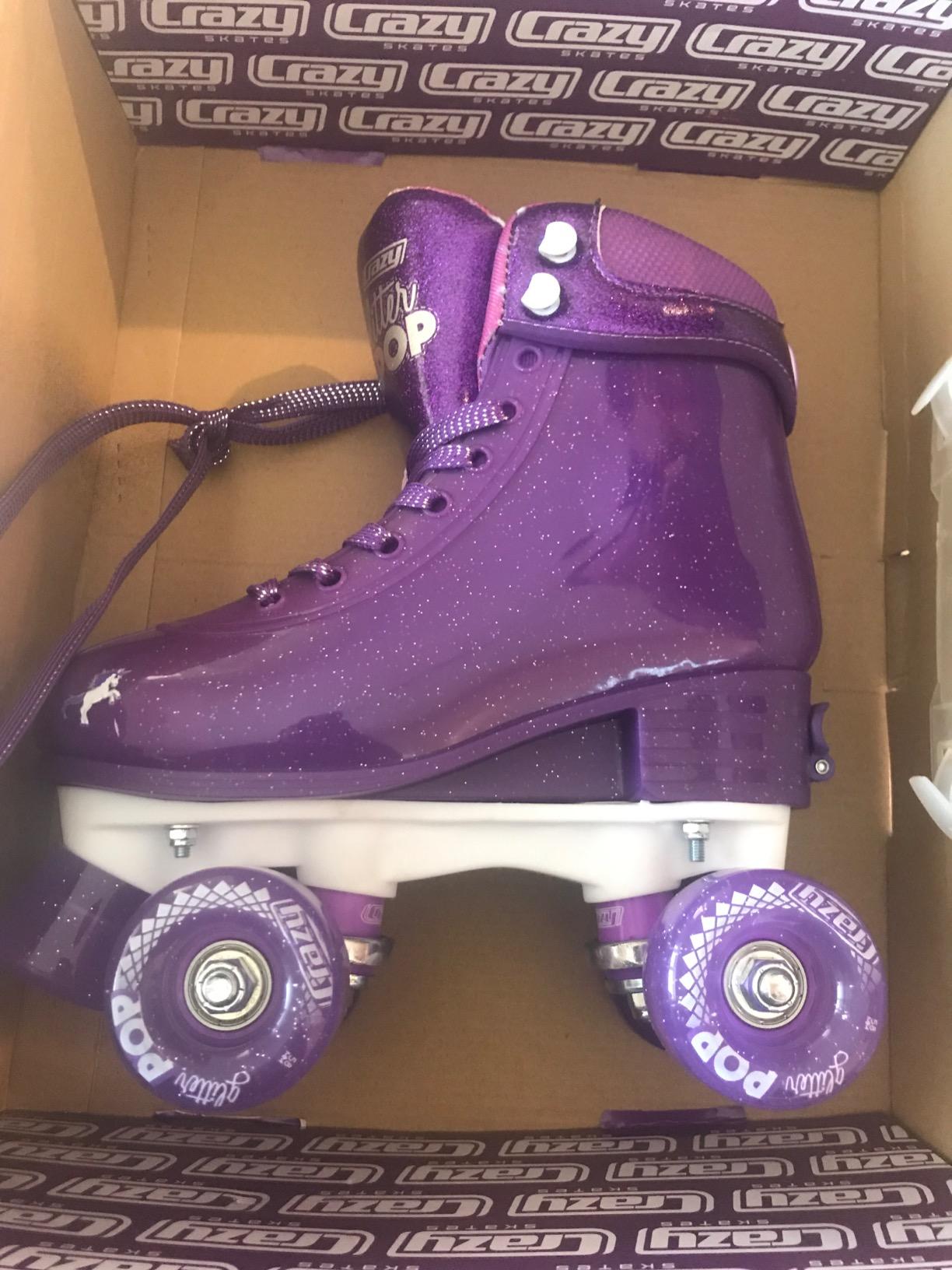 12/mo Finance Crazy Skates Adjustable Roller Skates for Girls and
