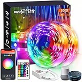 DAYBETTER Smart WiFi Led Lights 100ft, Tuya App Controlled Led Strip Lights, Work with Alexa and Google Assistant, Timer Sche