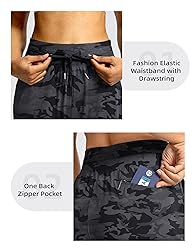 G Gradual Women's Joggers Pants with Zipper Pockets