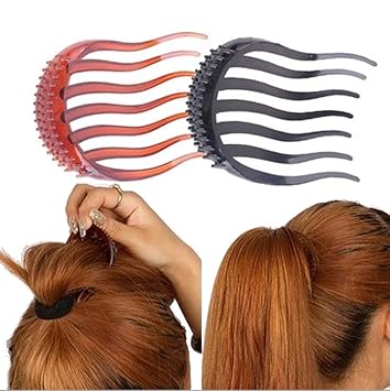 2pcs Ponytail Bump It Up Hair Styling Insert Comb Fluffy Hair Comb