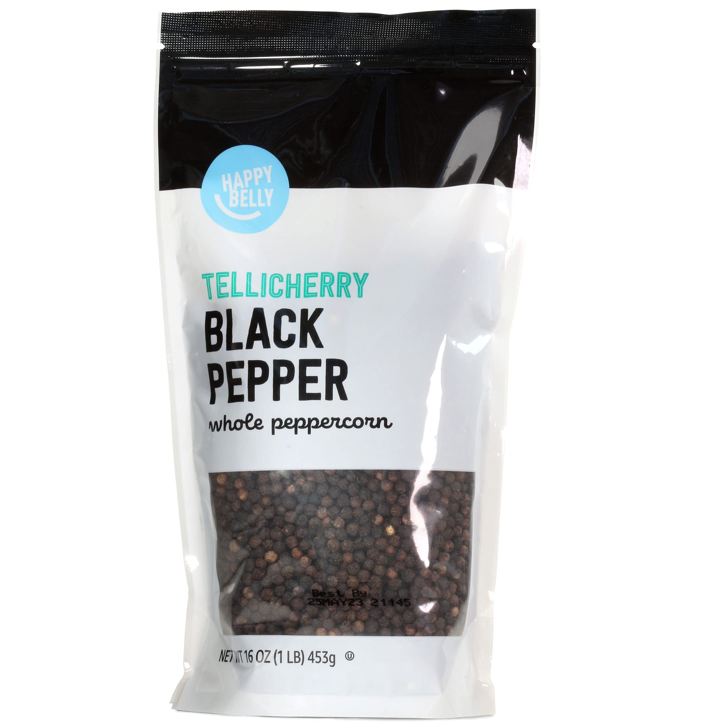 Mua Amazon Brand Happy Belly Tellicherry Black Pepper Whole