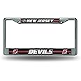 Rico Industries NHL Hockey Classic 12" x 6" Silver Bling Chrome Car/Truck/SUV Auto Accessory