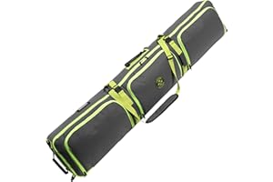 TOUGH OUTDOORS Tough Outfitters Snowboard Bag for Air Travel - Heavy Duty Padded Snowboard Travel Bag - Weather-Resistant Snow Board Bags
