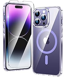 FNTCASE for iPhone 14 Pro-Max Case: Clear