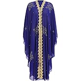 IKADEX Women Muslim Cardigan Hijab Dress Batwing Hot Drilling Chiffon Kimono Islam Kaftan Robe African Dresses