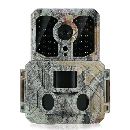 Lixada Cámara de Caza 1080P 30fps con 32pcs 850NM IR LED de Visión ...