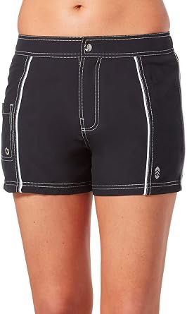 Free Country Women S Woven Stretch Board Short At Amazon Women S Clothing Store