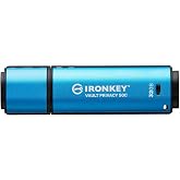 Kingston IronKey Vault Privacy 50 USB-C 32GB Flash Drive | FIPS 197 Certified, XTS-AES 256-bit, BadUSB and Brute Force Protection, Multi-Password Option, IKVP50C/32GB