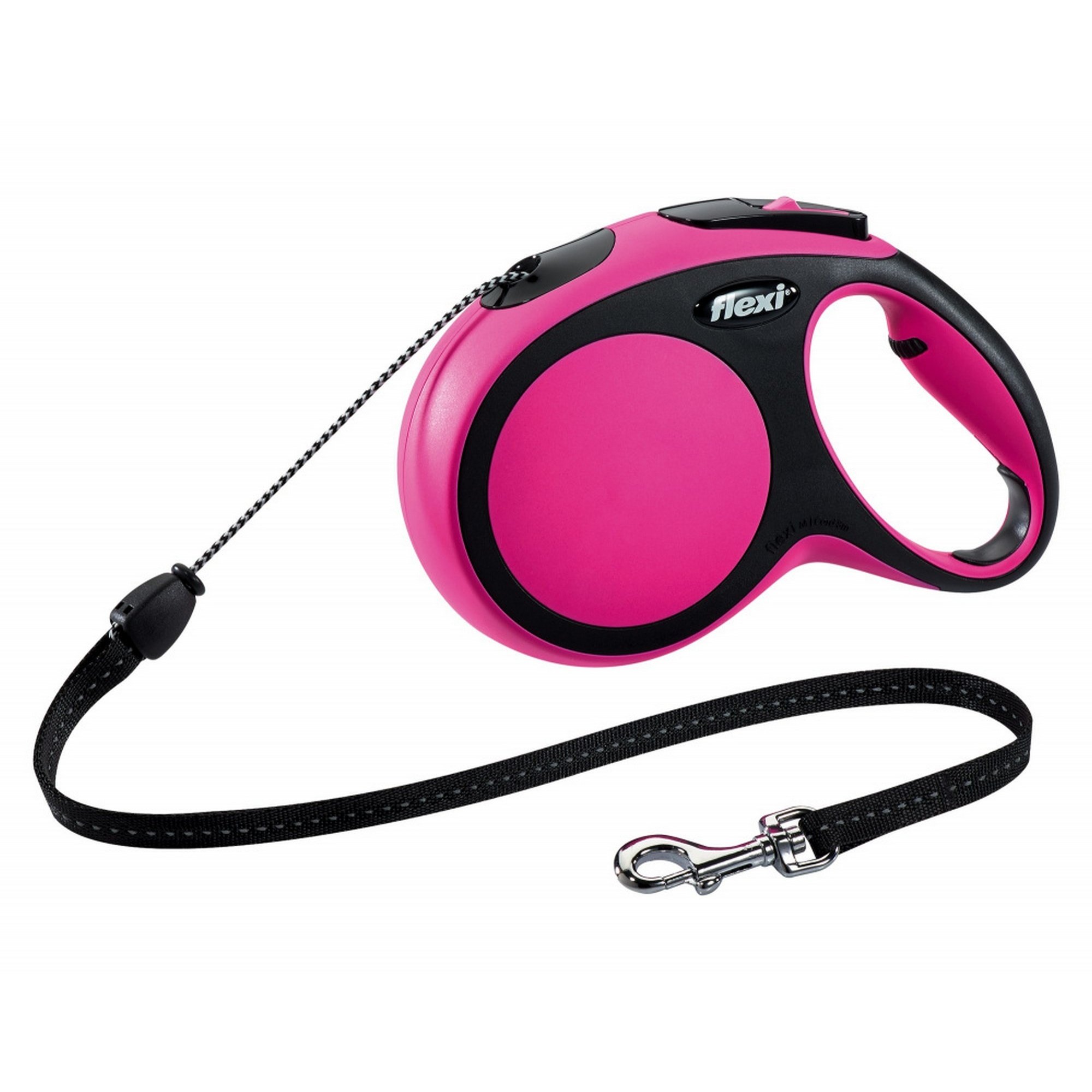 flexi New Comfort Retractable Cord Lead, Small, 5 m, Pink โ image 1