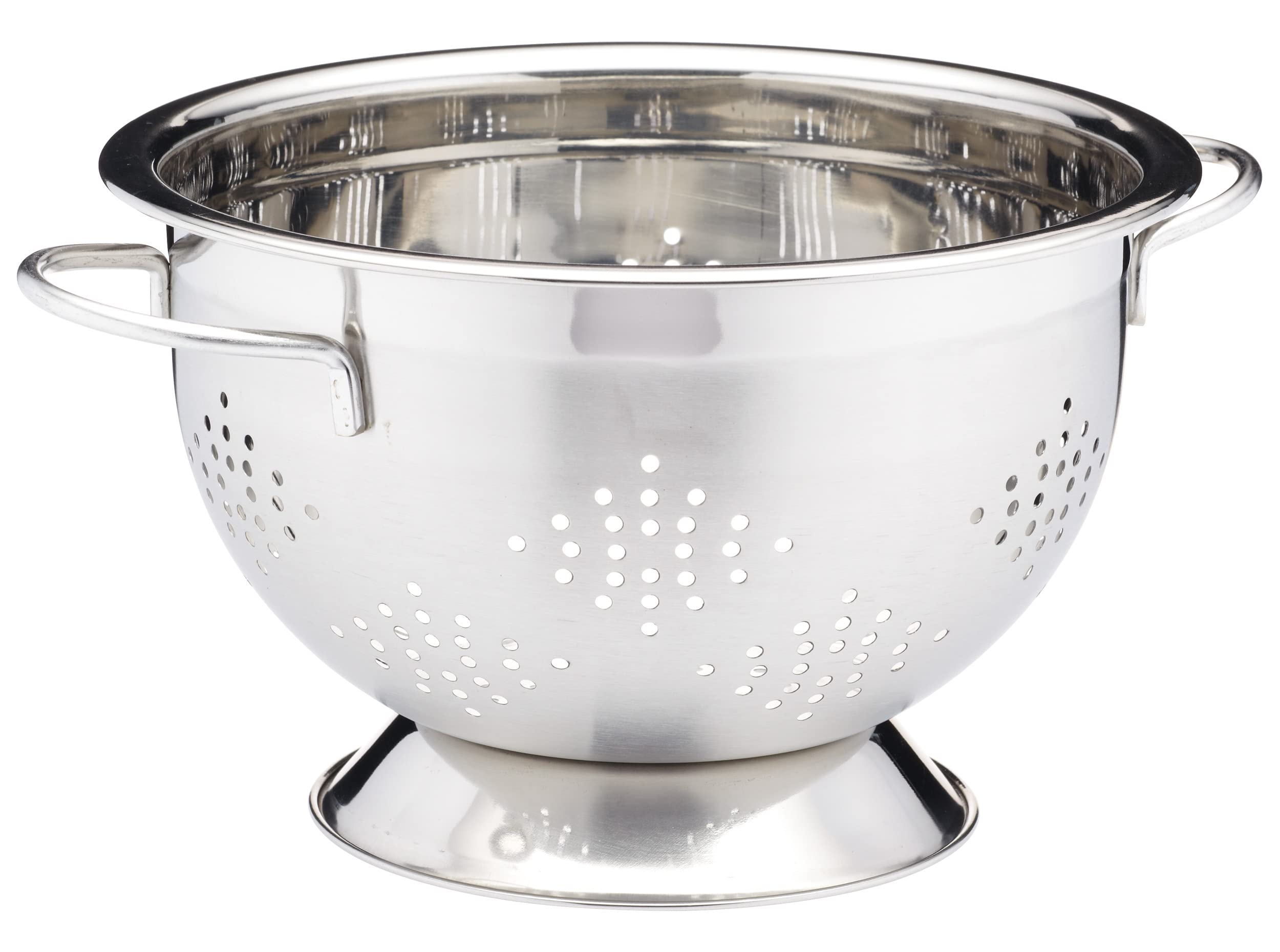 MasterClass Stainless Steel Colander with Handles, 27 cm (10.5"), Silver