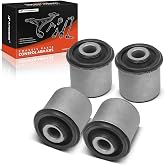 A-Premium Front Upper Control Arm Bushing Kit - Sturdy Rubber | Compatible with Nissan Frontier 1998-2004, Xterra 2000-2004, Set of 4, Dampen Road Shock and Noise