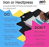 PPD Inkjet Premium T Shirt Transfer Paper A4 Dark Fabric 10 Sheets PPD-4-10 view 7