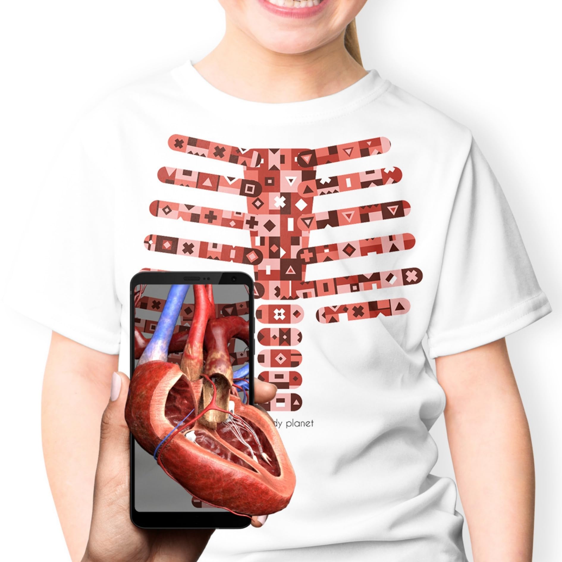 AR+ Body Planet Educational augmented reality t-shirt (4-6 years)