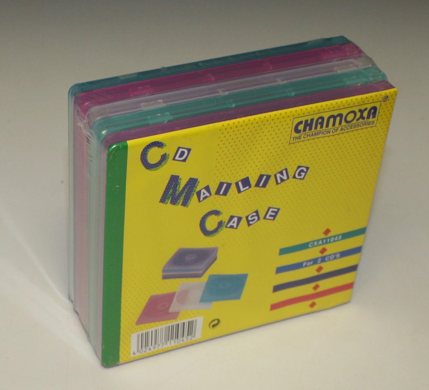 chamoxa 11045, CD vacía Fundas Color 2 x CD/DVD, 5 unidades: Amazon.es: Electrónica
