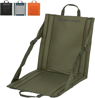 Highlander Foldable Outdoor Seat Mat Olive Green Lightweight 380g
