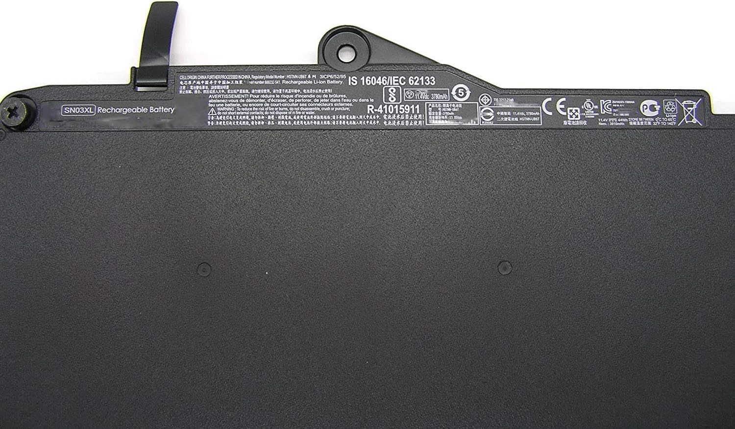 SN03XL Laptop Battery Replacement for HP EliteBook 820 G3 725 G3 Series SN03044XL HSTNN-DB6V 800232-241 800514-001(11.4V 44Wh)