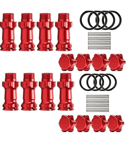 Amazon.com: Metal 17mm Extended Wheel Hex Hub Adapter +10/13mm for