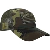 American Flag USA Trucker Hat for Women Men Camo Adjustable Patriotic Baseball Cap Summer Mesh Sun Visor Dad Hat