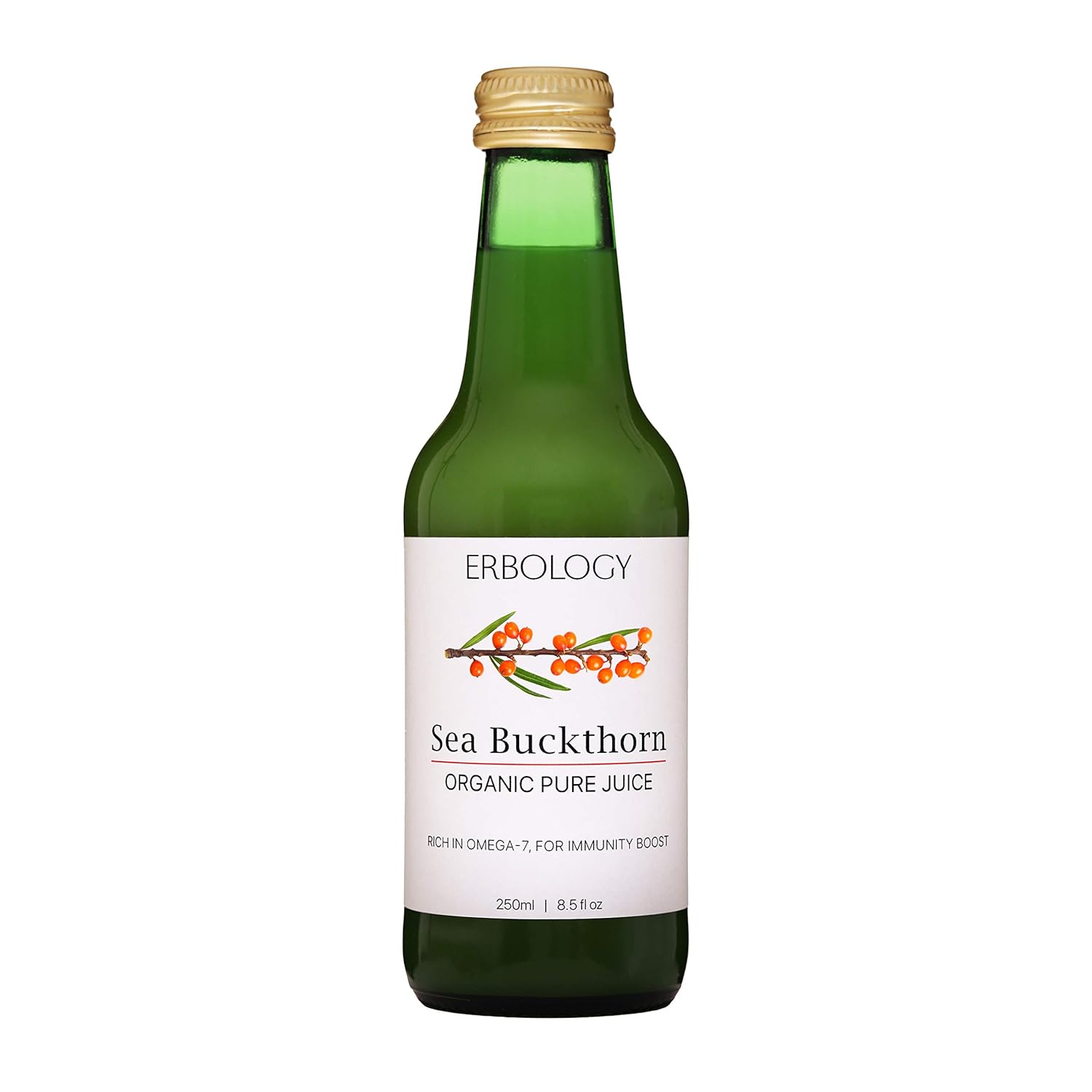 Organic Sea Buckthorn Juice 8.5 fl oz - Immunity Booster - Rich in Omega-7 and Vitamin C