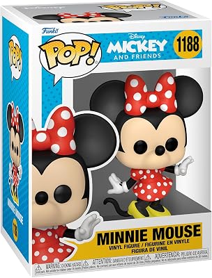 Pop! Disney: Classics - Minnie Mouse - Figura in Vinile da Collezione - Idea Regalo - Merchandising Ufficiale - Giocattoli per Bambini e Adulti - Movies Fans - Figura per i Collezionisti