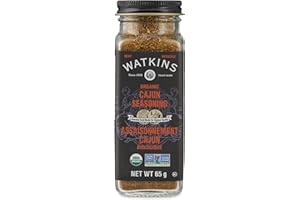 Watkins Gourmet Organic Spice Jar, Cajun Seasoning, Non-GMO, Kosher, 65 g