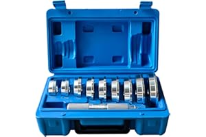 ATPEAM Bearing Race and Seal Driver Set - 10 PCS Universal Aluminum Kit for Automotive Wheel Bearings