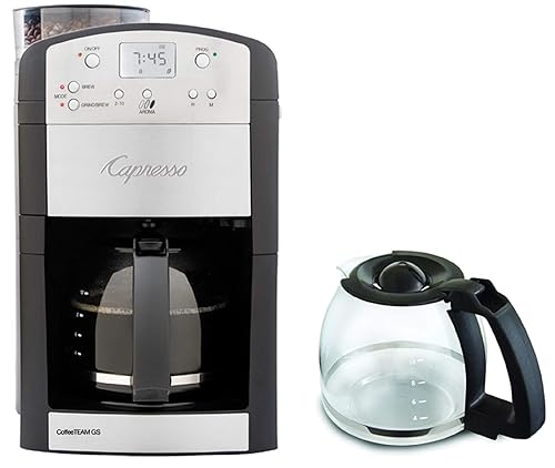 Capresso CoffeeTeam GS 10-Cup Digital Coffee Maker with Extra
